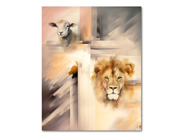 The Lion and The Lamb Digital download printable art